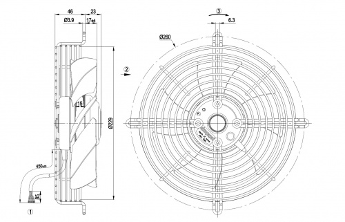 Осевой вентилятор ebmpapst S2D200AI1801