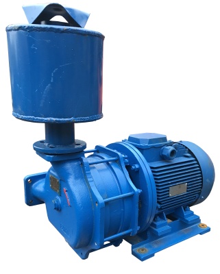 Насос ВВН1-1,5 агрегат на раме, с двигателем с водоотделителем