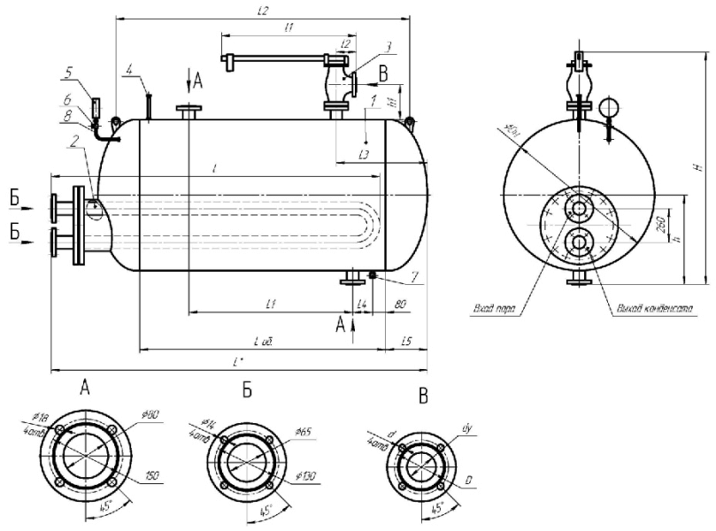 Габаритные размеры подогревателей СТД.png