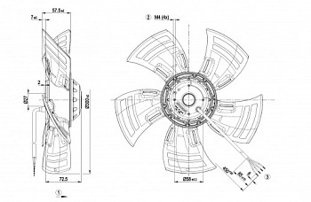 Осевой вентилятор ebmpapst A4D300AS3402
