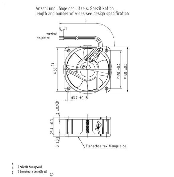 Вентилятор компактный ebmpapst 614 NHH