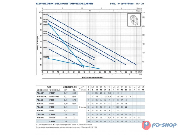 Насос вихревой Pedrollo PK 100