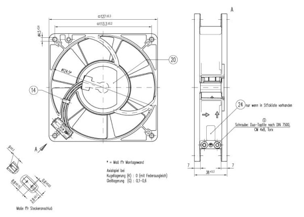 Вентилятор компактный ebmpapst 5958