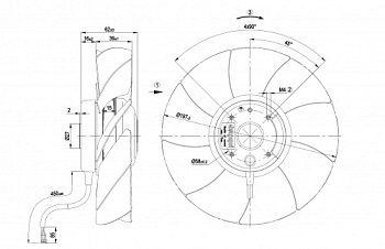 Осевой вентилятор ebmpapst A4S200AI0401