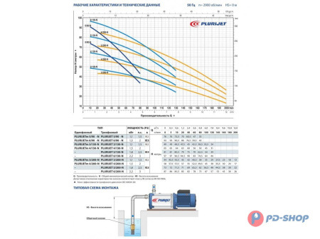 Насосная станция Pedrollo PLURIJETm 3/200X 24cl