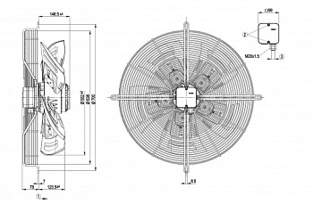 Осевой вентилятор ebmpapst S4D560BQ0105