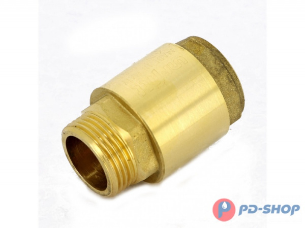 Клапан обратный пружинный с металлическим затвором НВ 1"