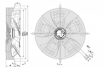 Осевой вентилятор ebmpapst S3G450AO0232