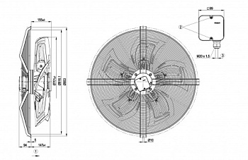 Осевой вентилятор ebmpapst S6D710BH0102