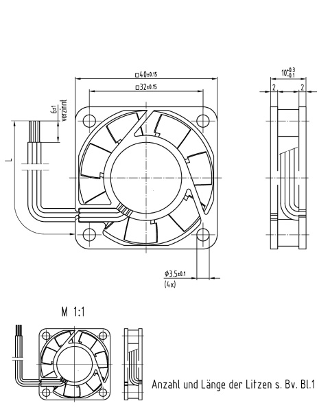 Вентилятор компактный ebmpapst 414 F/2